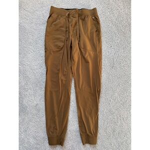 Kenneth Cole Active Womens Brown Jogger Pants Stretch Drawstring Size M